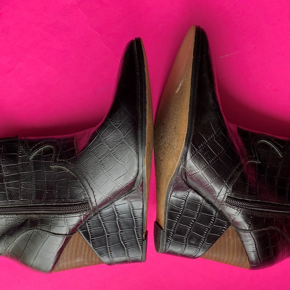 Jessica Simpson wedge booties